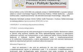 Informacja o podpisaniu umowy