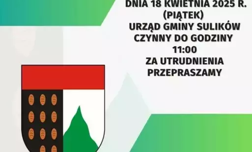 Urząd czynny do 11:00