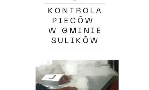 kontrola pieców w gminie Sulików