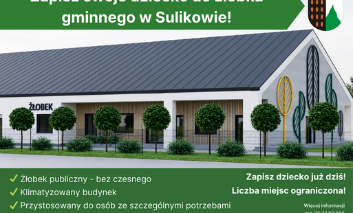Zdjęcie do Zapisy do żłobka gminnego w Sulikowie