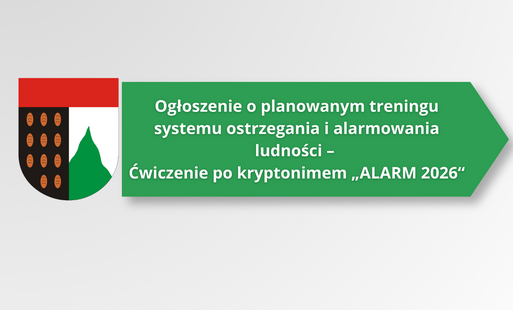 Zdjęcie do Ogłoszenie o planowanym treningu systemu ostrzegania i alarmowania ludności 