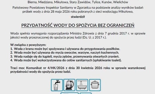 Zdjęcie do Komunikat Państwowego Powiatowego Inspektora Sanitarnego w Zgorzelcu 