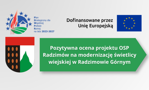 Zdjęcie do Pozytywna ocena projektu OSP Radzim&oacute;w &ndash; 400 tys. zł na modernizację świetlicy wiejskiej