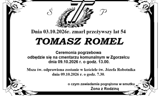 Zdjęcie do Informacja o uroczystości pogrzebowej